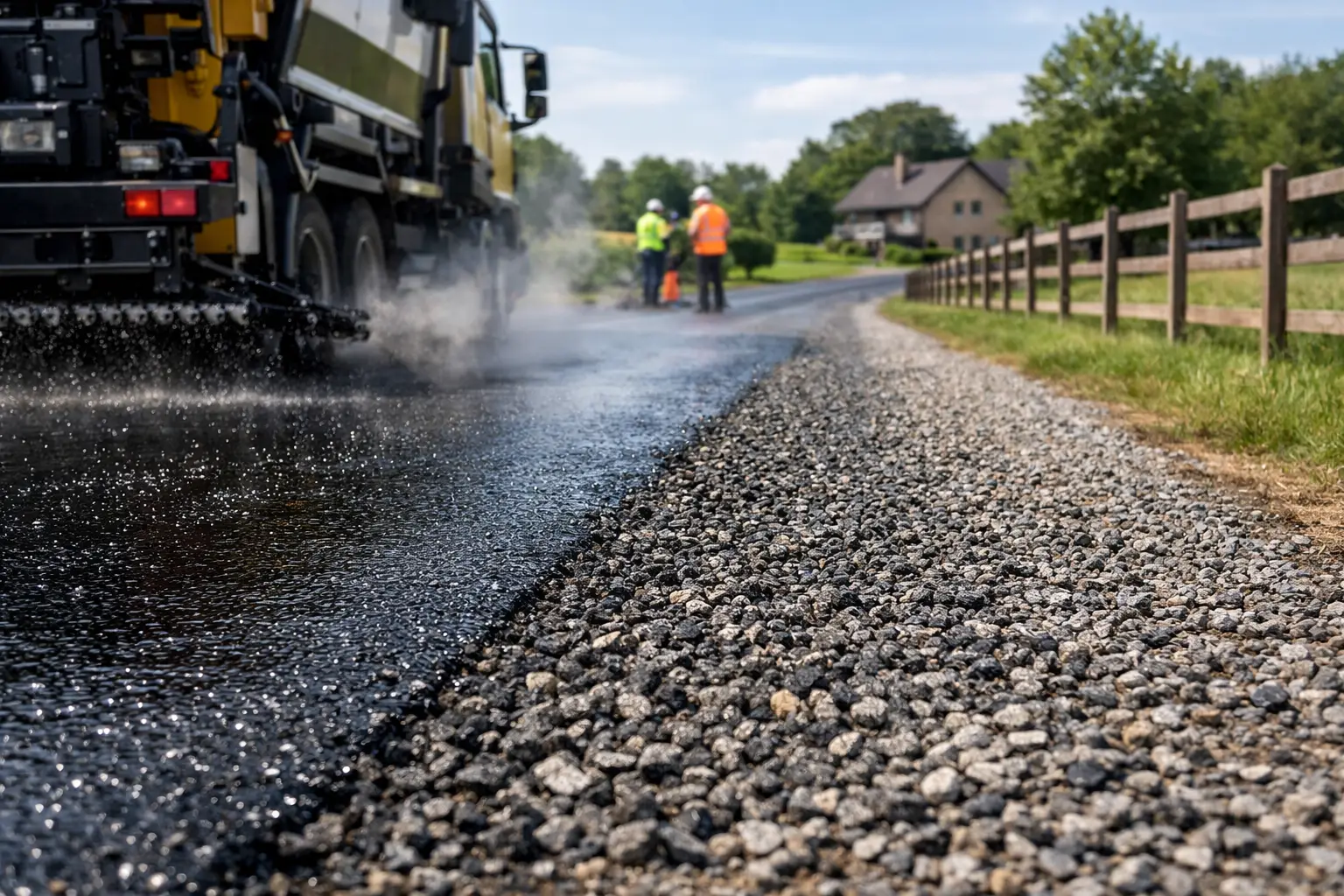 Surface Dressing for Private Roads Explained