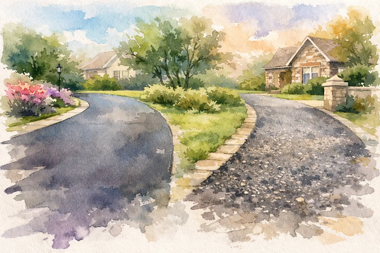 Asphalt Versus Tarmac Driveways