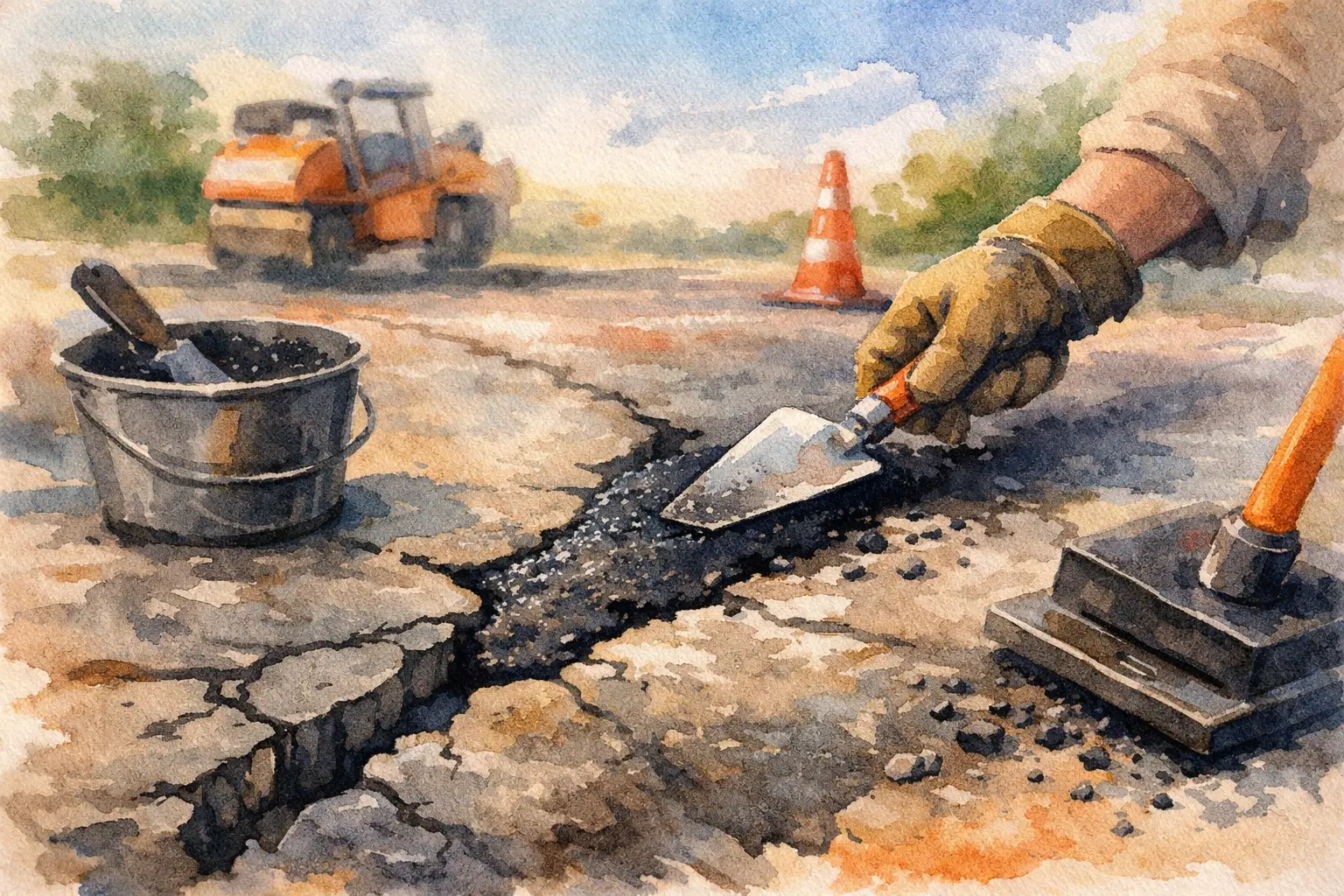 How to Repair Cracked Tarmac Properly
