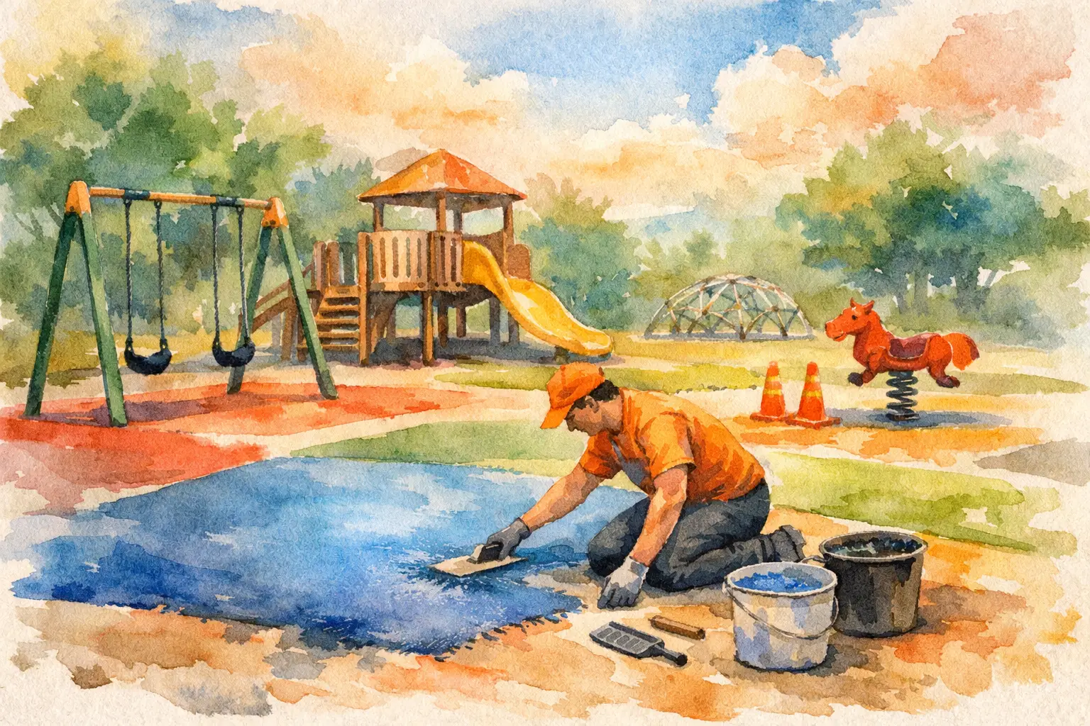School Playground Surfacing Repairs Done Right