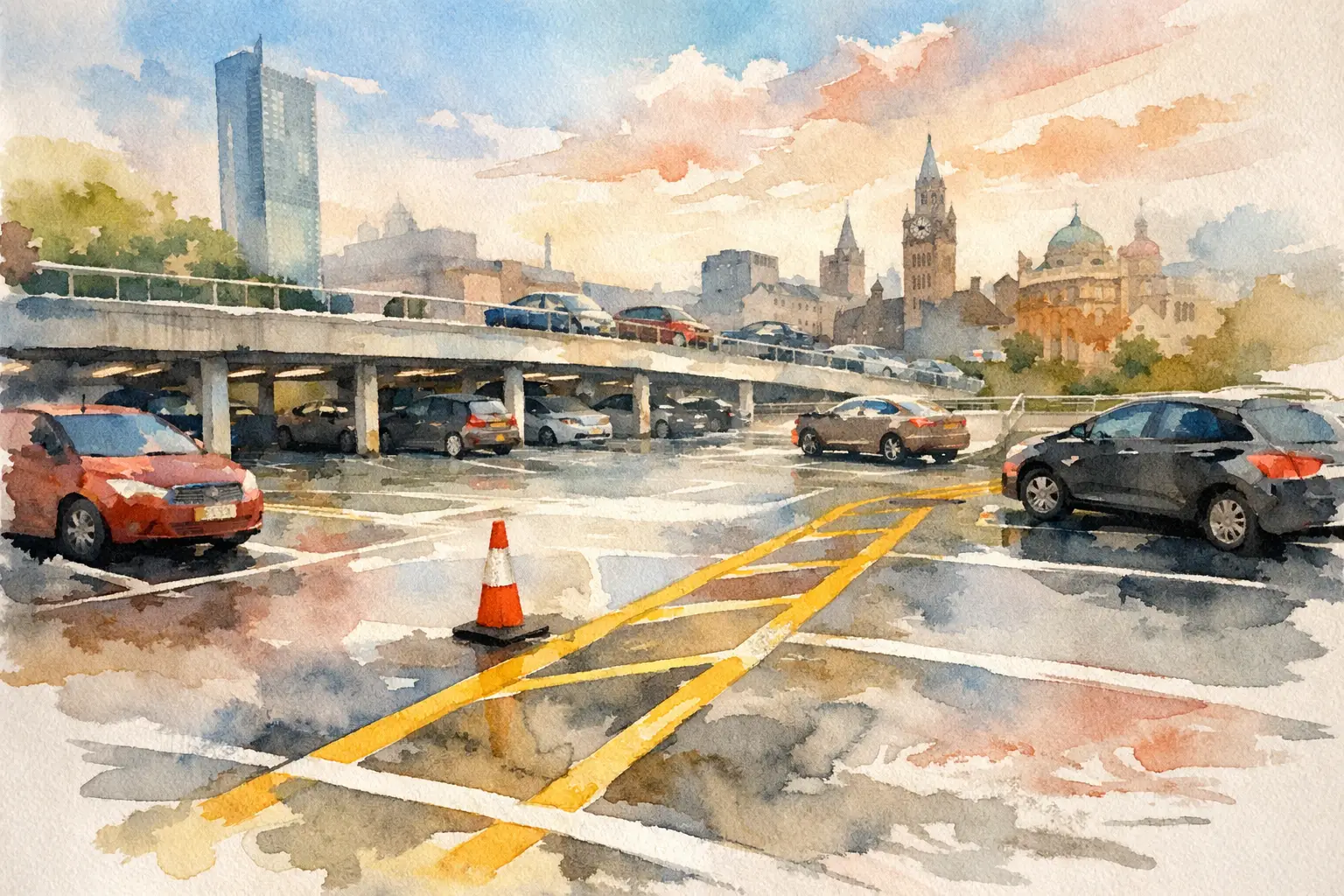 Car Park Lining Manchester Done Properly