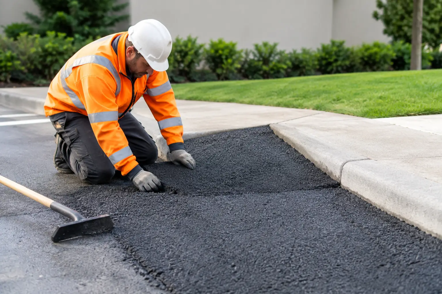 Installing Dropped Kerb Surfacing Properly