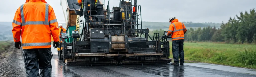 Tarmac Laying in Rain: When to Delay Work
