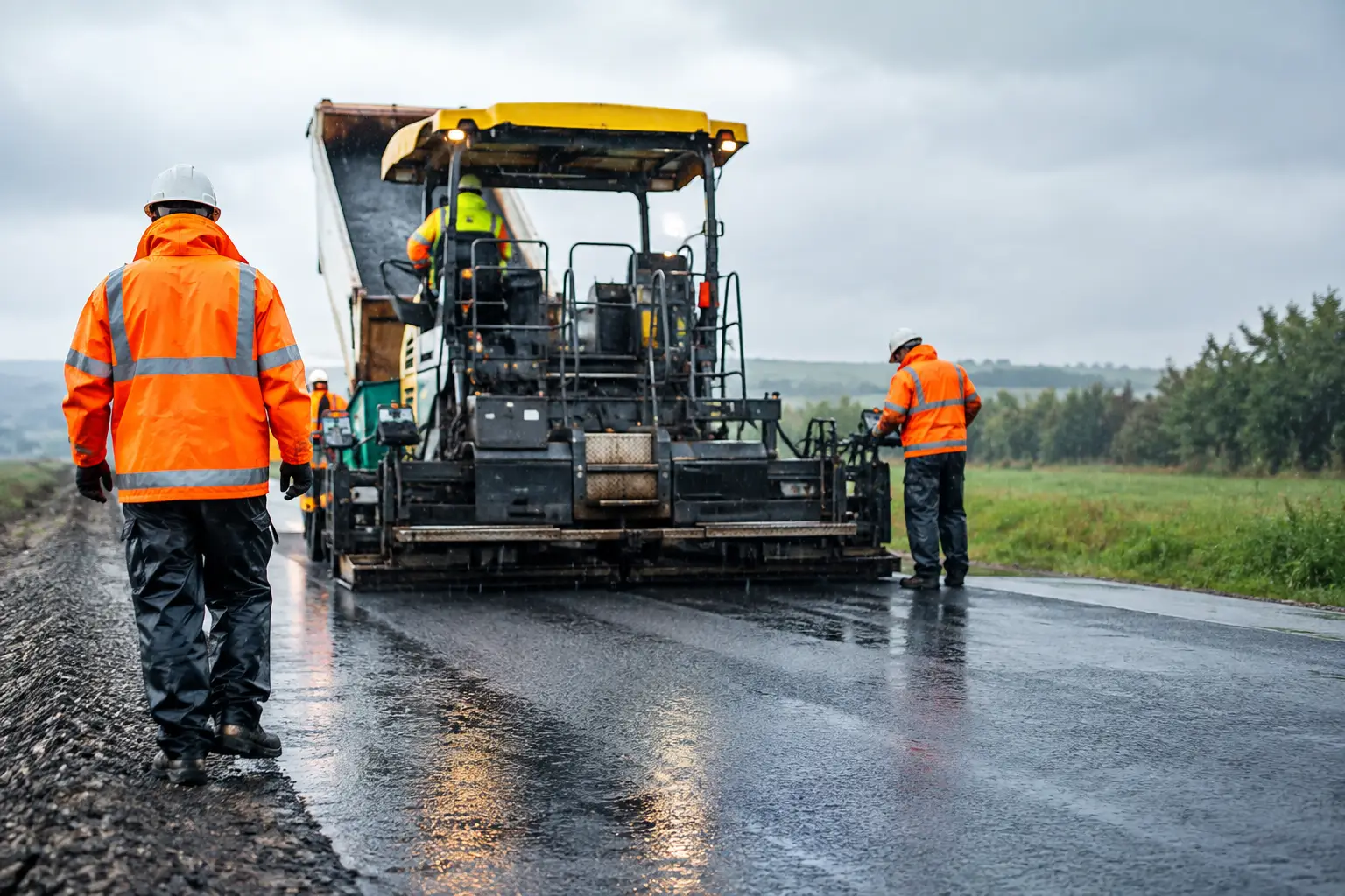 Tarmac Laying in Rain: When to Delay Work