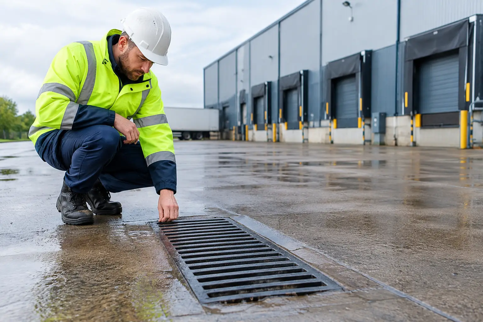 The Warehouse Yard Drainage Case for Early Repairs