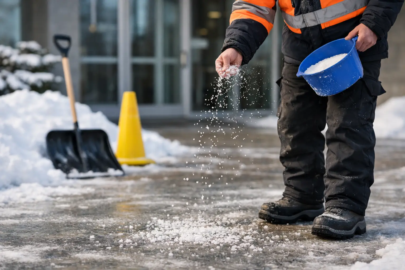 Winter Maintenance Tasks for Safer Surfaces
